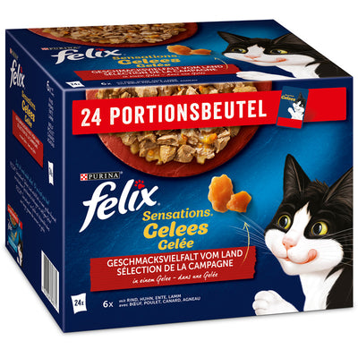 FELIX Sensations Gelees Geschmacksvielfalt vom Land 24 x 85 g