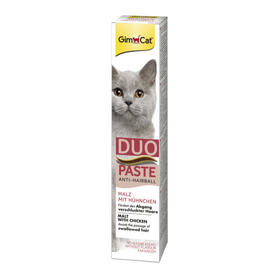 GimCat Anti-Hairball Duo-Paste Malz mit Hühnchen 50 g