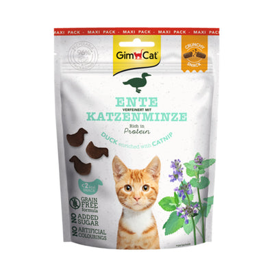 GimCat Crunchy Snacks Ente & Katzenminze 140 g