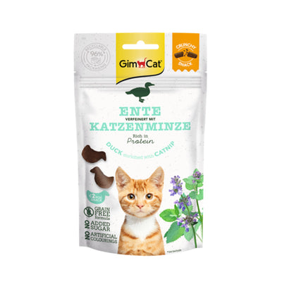 GimCat Crunchy Snacks Ente & Katzenminze 50 g