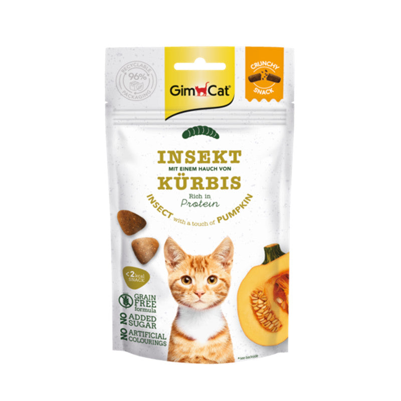 GimCat Crunchy Snacks Insekt & Kürbis 50 g