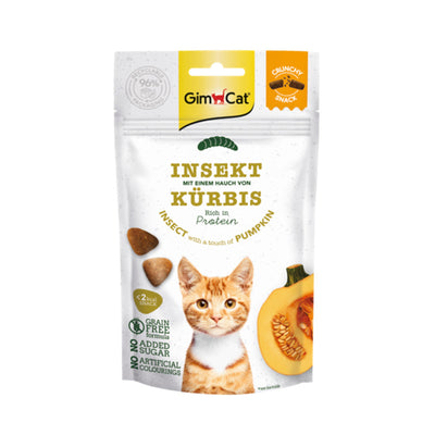 GimCat Crunchy Snacks Insekt & Kürbis 50 g