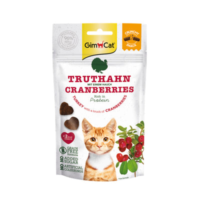 GimCat Crunchy Snacks Truthahn & Cranberry 50 g