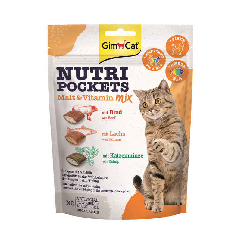 GimCat Nutri Pockets Malz-Vitamin Mix  150 g