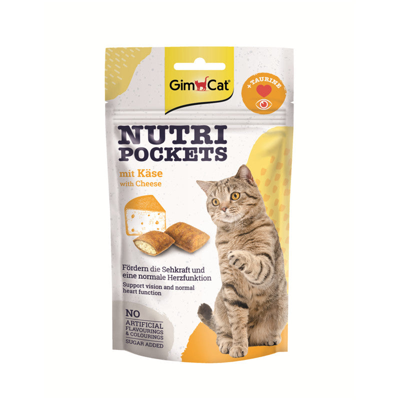 GimCat Nutri Pockets mit Käse + Taurin 60 g