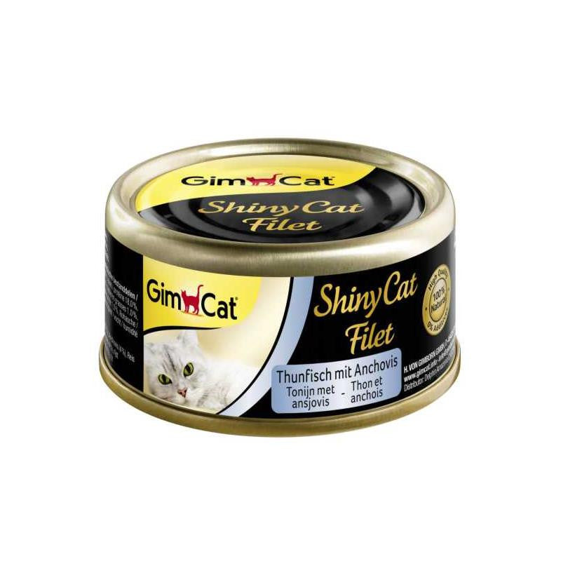 GimCat ShinyCat Filet Thunfisch+Anchovis  70 g