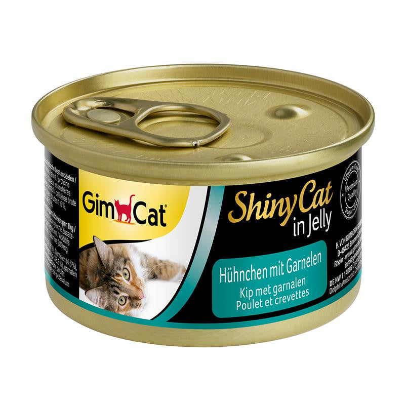 GimCat ShinyCat Hühnchen mit Garnelen  70 g