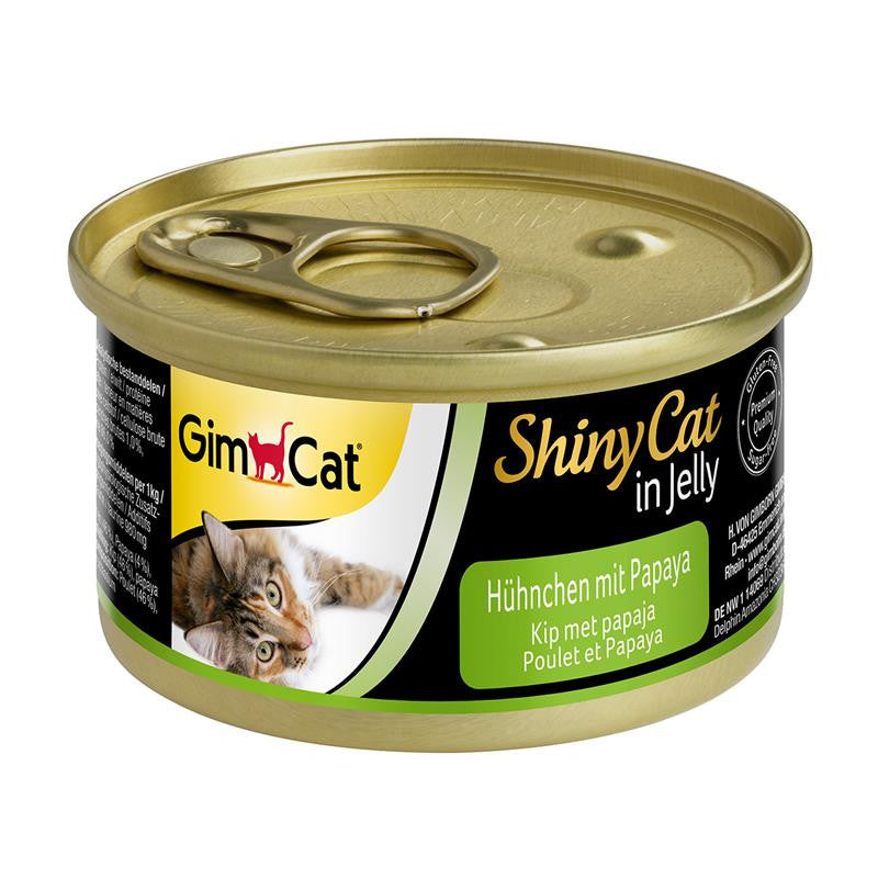 GimCat ShinyCat Hühnchen + Papaya  70 g