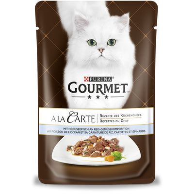 GOURMET A la Carte mit Hochseefisch an Reis-Gemüsekomposition 85 g