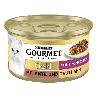 GOURMET Gold Feine Komposition mit Ente & Truthahn 85 g