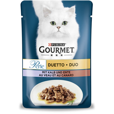 GOURMET Perle Duetto mit Kalb und Ente 85 g