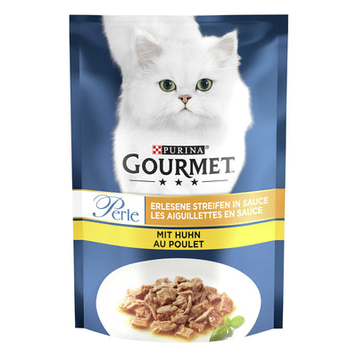 GOURMET Perle Erlesene Streifen mit Huhn 85 g