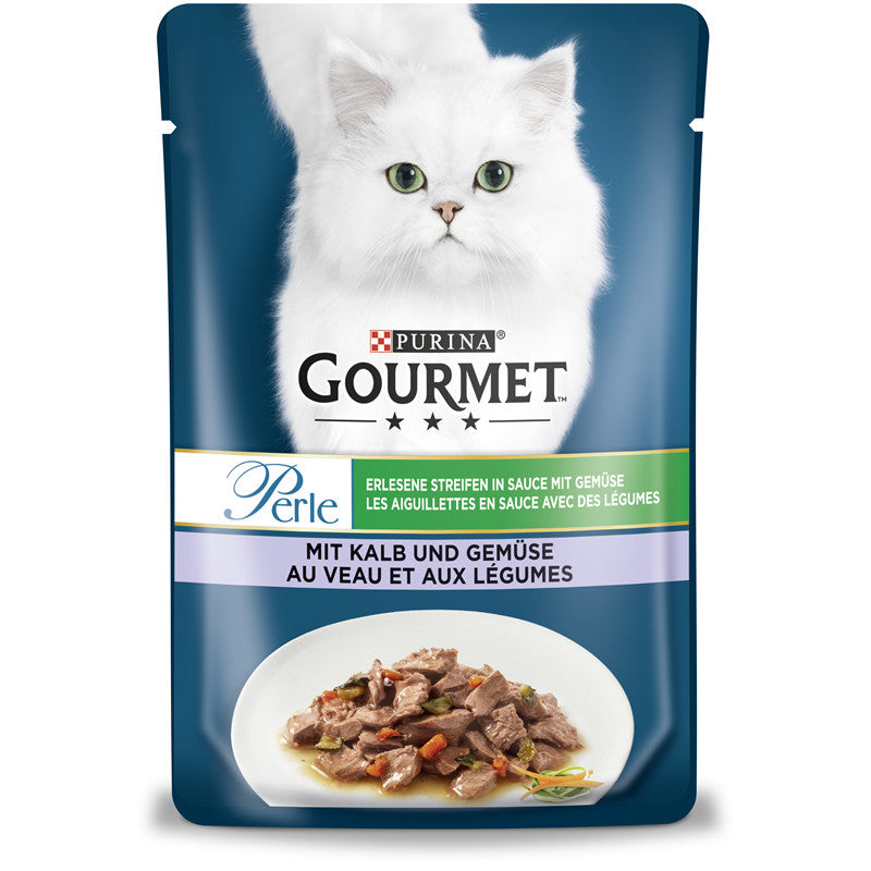 GOURMET Perle Erlesene Streifen mit Kalb & Gemüse 85 g