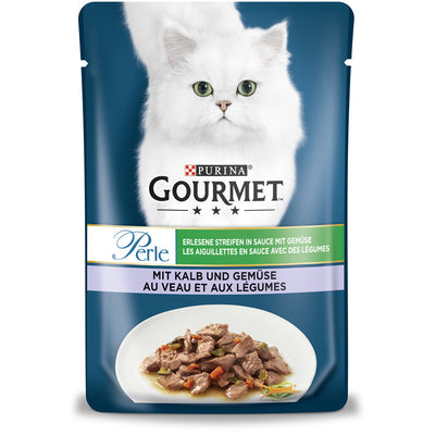 GOURMET Perle Erlesene Streifen mit Kalb & Gemüse 85 g