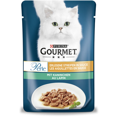 GOURMET Perle Erlesene Streifen mit Kaninchen 85 g