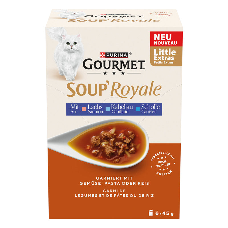Gourmet Soup Royale Lachs, Kabeljau o. Scholle 6x45 g 1 Stück