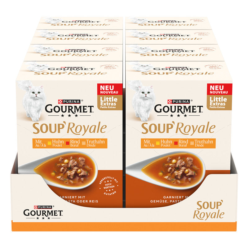 Gourmet Soup Royale mit Rind, Huhn oder Truthahn 6x45 g 1 Stück