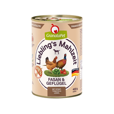 GranataPet Liebling's Mahlzeit Fasan & Geflügel 400 g