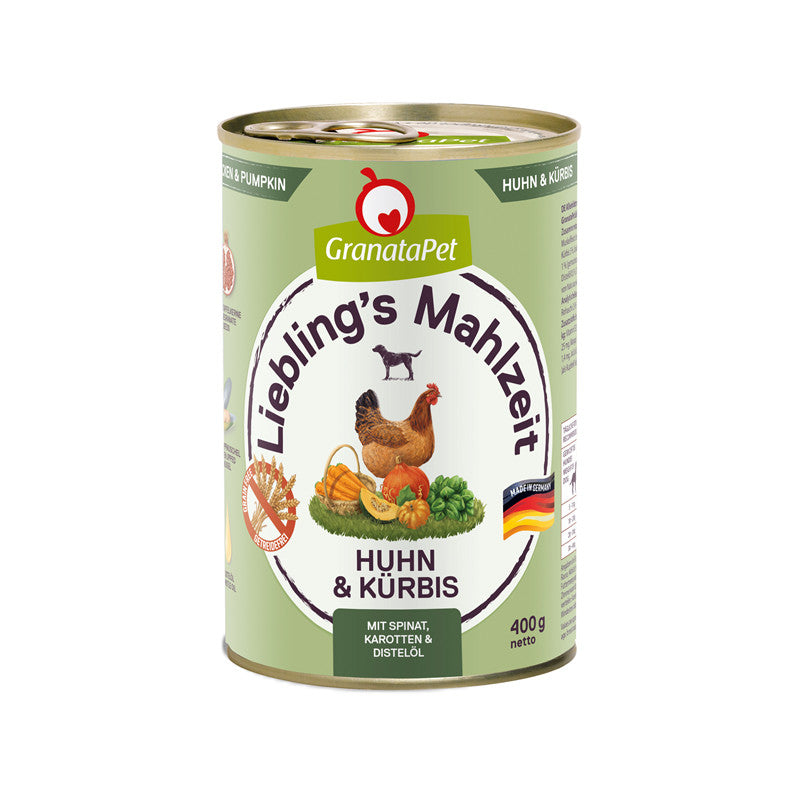 GranataPet Liebling's Mahlzeit Huhn & Kürbis 400 g