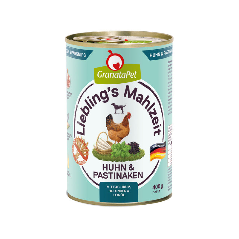 GranataPet Liebling's Mahlzeit Huhn & Pastinaken 400 g