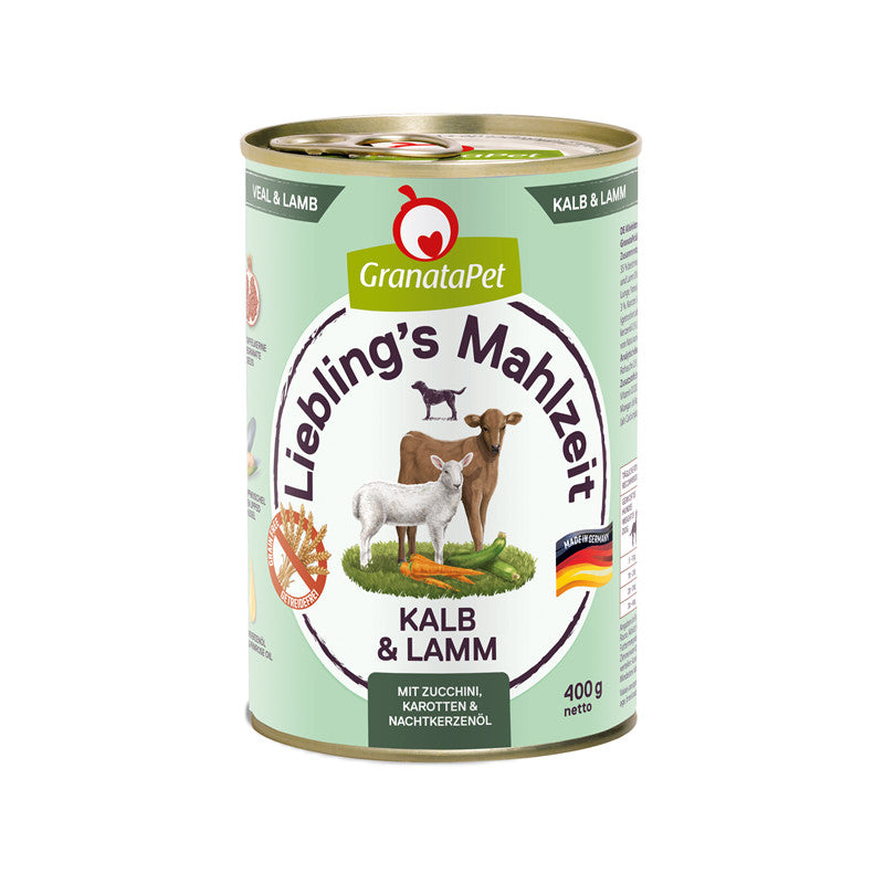 GranataPet Liebling's Mahlzeit Kalb & Lamm 400 g