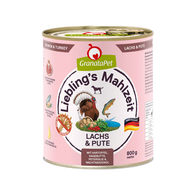 GranataPet Liebling's Mahlzeit Lachs & Pute 800 g