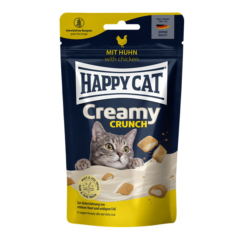 Happy Cat Creamy Crunch Snack mit Huhn 50 g
