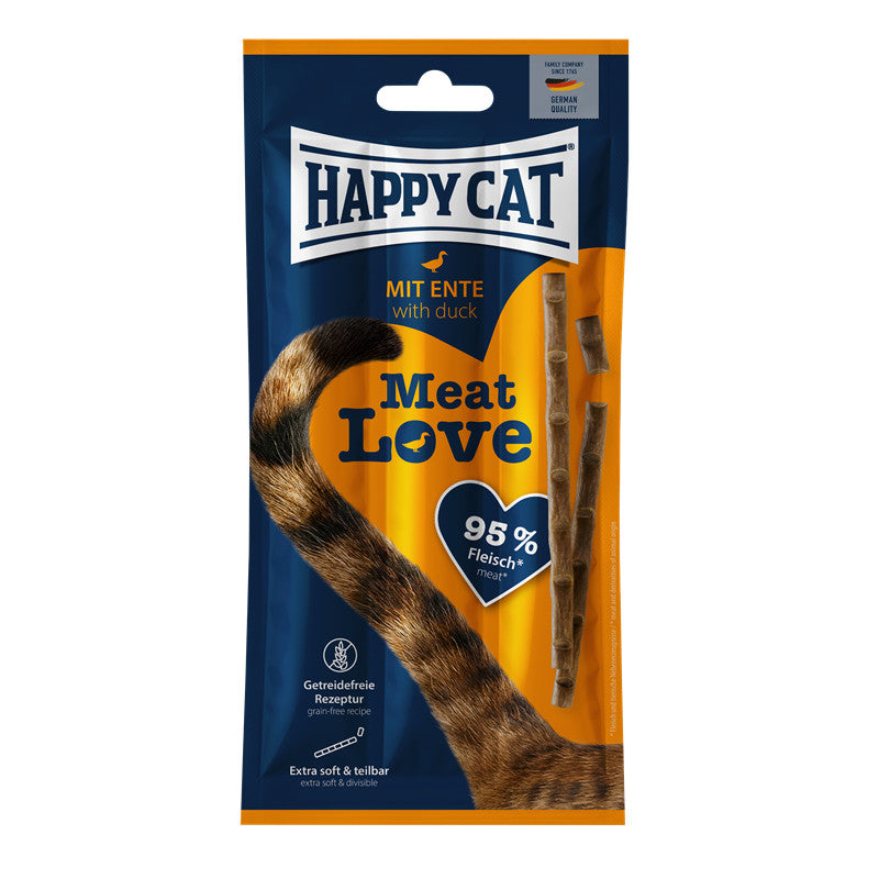 Happy Cat Meat Love Snack mit Ente 15 g