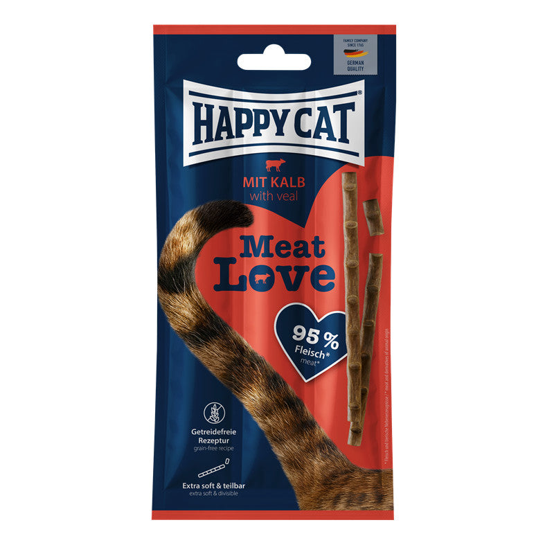 Happy Cat Meat Love Snack mit Kalb 15 g