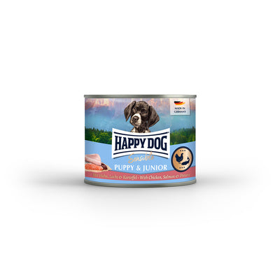 Happy Dog Dose Sensible Puppy Huhn, Lachs & Kartoffel Dose 200 g