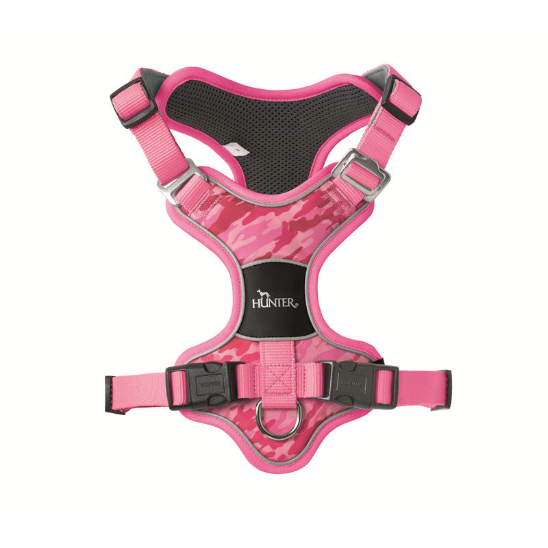 Hunter Geschirr Divo Camoflage rosa 56-73/M