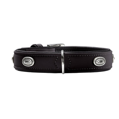 Hunter Halsband Softie Stone schwarz S-M / 36 - 44 cm