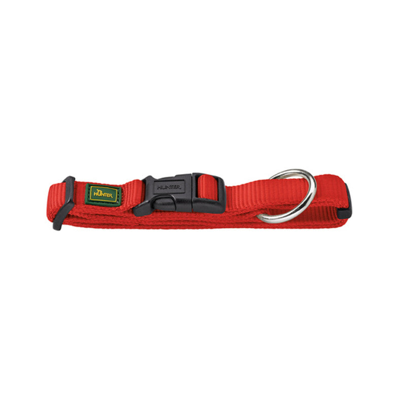 Hunter Hunde Halsung Vario Plus rot M / 35 - 53 cm