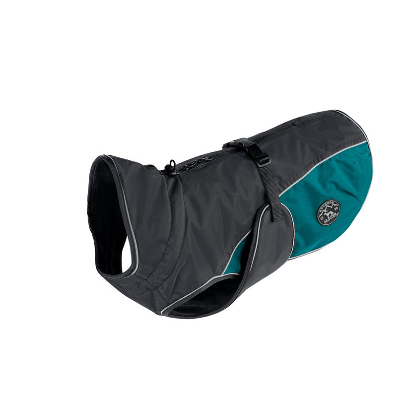 Hunter Hundemantel Uppsala Cozy anthrazit/petrol 30