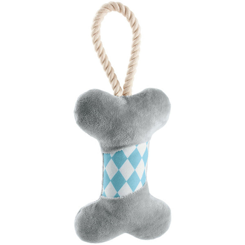 Hunter Hundespielzeug Salima Knochen grau 18 cm