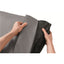 HUNTER Kissen Ribe Polyester grau 75x50 cm