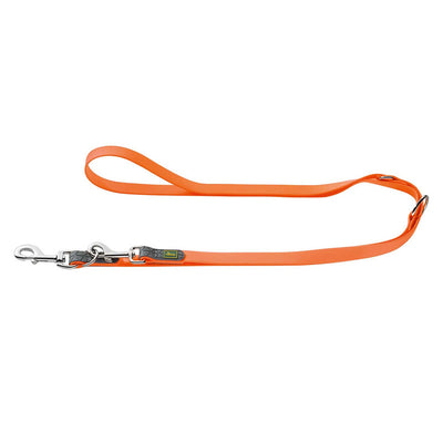 Hunter Verstellbare Führleine Convenience neonorange 20 mm / 200 cm