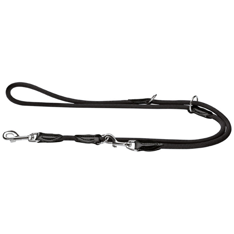Hunter Verstellbare Führleine Freestyle schwarz  10/200