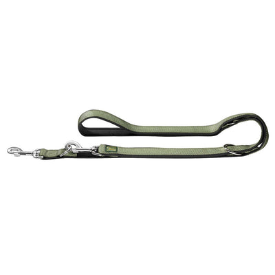 Hunter Verstellbare Führleine Neopren oliv/schwarz 20/200