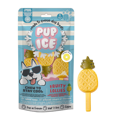 Imaginelles Pup Ice Dog Snack Fruity Lollies Pineapple S 3 Stück/ 90 g