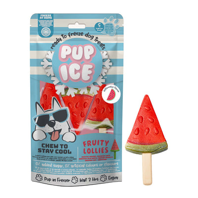 Imaginelles Pup Ice Dog Snack Fruity Lollies Watermelon S 3 Stück 90 g