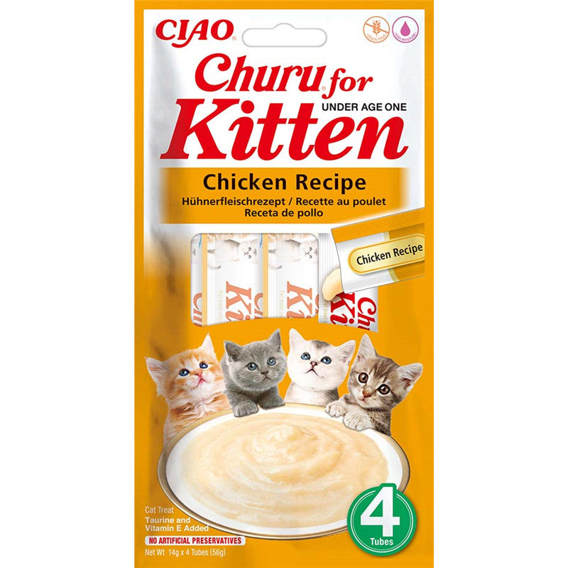 Inaba Cat Churu for Kitten Chicken 4 x14g 1 Stück