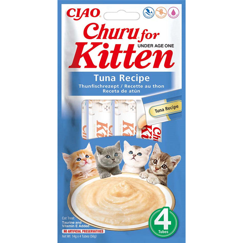 Inaba Cat Churu for Kitten Tuna 4x14g 1 Stück
