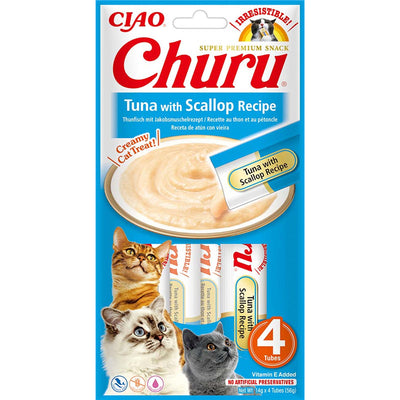Inaba Cat Churu Tuna wirh Scallop Recipe 4 x14g 1 Stück