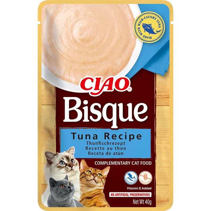Inaba Cat Ciao Bisque Tuna Recipe 40 g