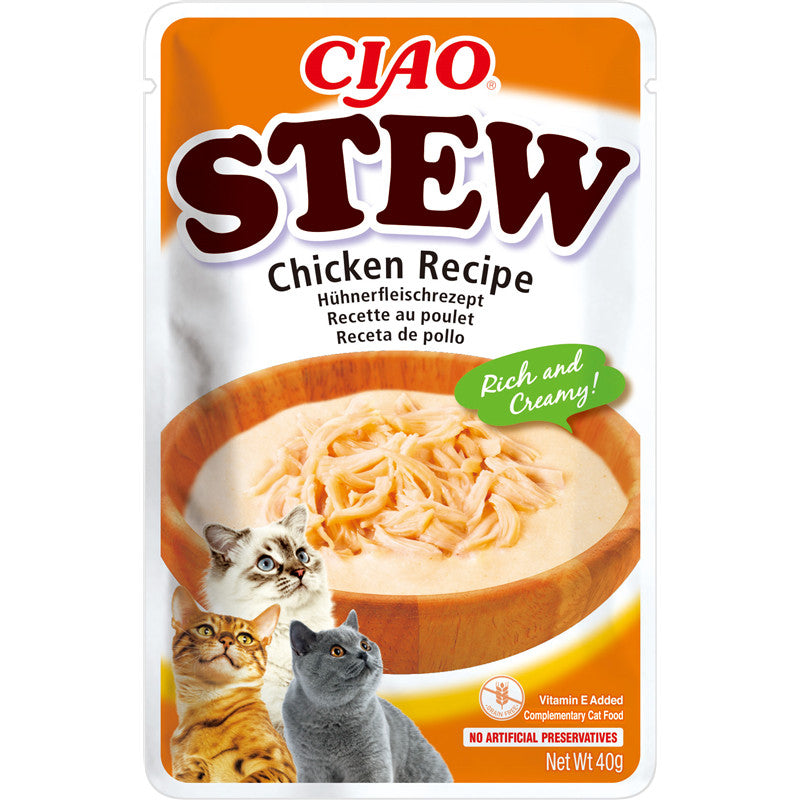 Inaba Cat Ciao Stew Chicken Recipe 40 g