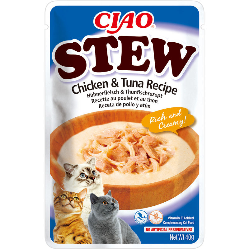 Inaba Cat Ciao Stew Chicken & Tuna Recipe 40 g