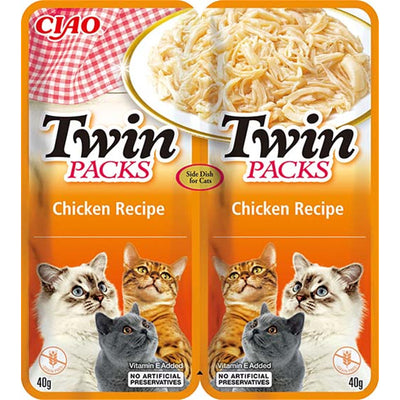 Inaba Cat Ciao TwinPack Chicken Recipe in Chicken Broth 2x40g 1 Stück