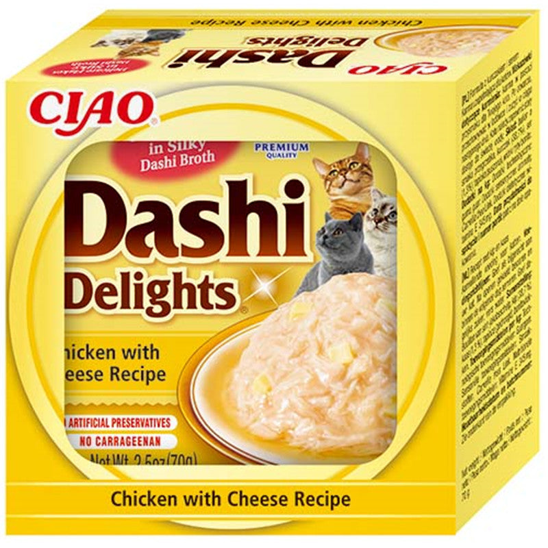 Inaba Cat Dashi Delights Chicken with Cheese Recipe 70 g