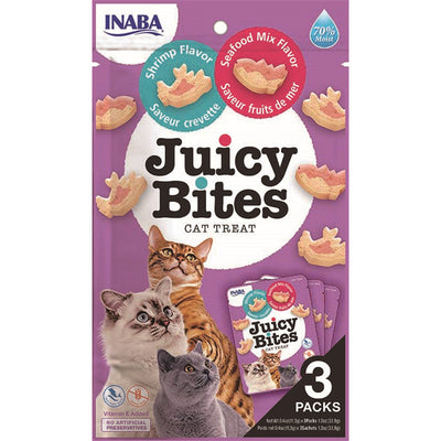 Inaba Cat Juicy Bites Shrimp+Seefood Flavour 3 x11,3g 1 Stück